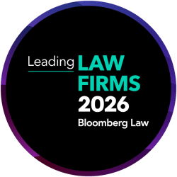 Bloomberg Law 2026 Leading Law Firms badge